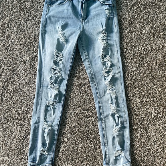 womens ripped jeans size 11 brand is almost there - Picture 4 of 12